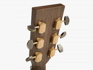 Acoustic Guitar 3D Model