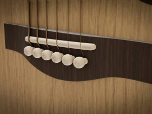 Acoustic Guitar 3D Model
