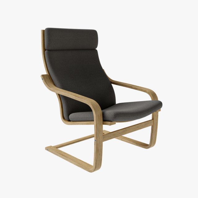 Buet Armchair Model 3D .c4d .max .obj .3ds .fbx .stl .blend 