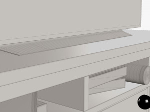 TV Unit 3D Модель