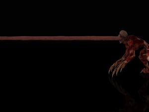 Licker Rigged - Resident Evil 3D Model