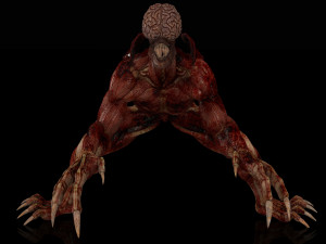 Licker Rigged - Resident Evil 3D Model