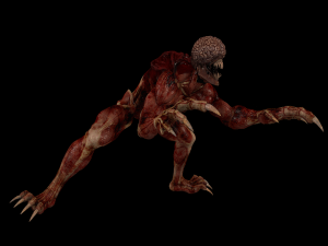 Licker Rigged - Resident Evil 3D Model