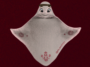 Laeeb Rigged Qatar FWC22 Official Mascot 3D Model