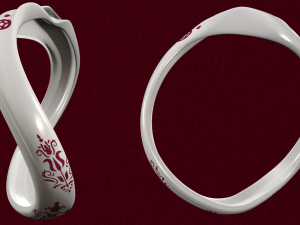 Official Logo Qatar FIFA World Cup 2022 Model 3D