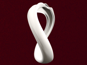 Official Logo Qatar FIFA World Cup 2022 Model 3D