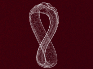 Official Logo Qatar FIFA World Cup 2022 Model 3D