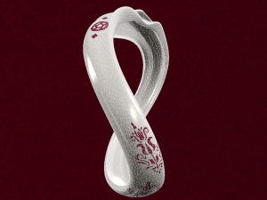 Official Logo Qatar FIFA World Cup 2022 Model 3D