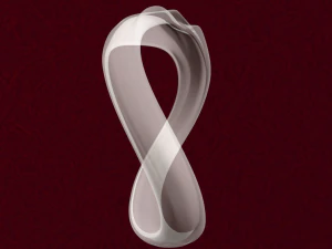 Official Logo Qatar FIFA World Cup 2022 3D Model
