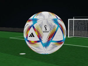 Al Rihla Adidas Official Qatar Fifa World Cup Ball 2022 3D Model