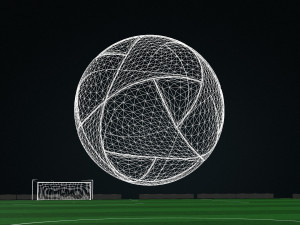 Al Rihla Adidas Official Qatar Fifa World Cup Ball 2022 Modello 3D