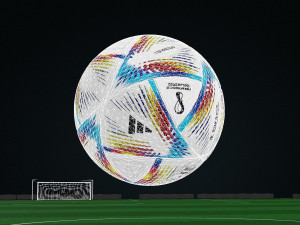 Al Rihla Adidas Official Qatar Fifa World Cup Ball 2022 Modello 3D