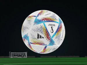 Al Rihla Adidas Official Qatar Fifa World Cup Ball 2022 3D Model