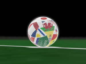 National Flags Al Rihla Adidas Official Qatar Fifa World Cup Ball 2022 3D Модель