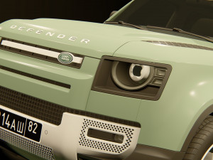 land rover defender 2020 3D 모델