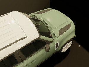 land rover defender 2020 3D 모델