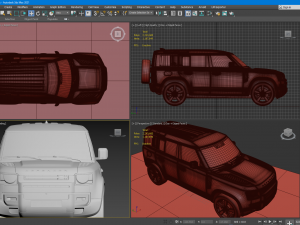 land rover defender 2020 3D 모델