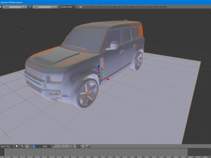 land rover defender 2020 3D 모델