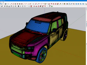 land rover defender 2020 3D Model
