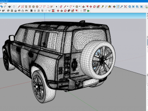 land rover defender 2020 3D 모델