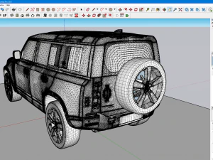 land rover defender 2020 3D Model