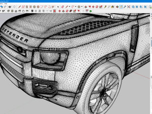 land rover defender 2020 3D 모델