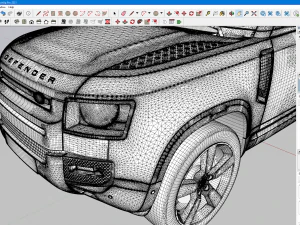 land rover defender 2020 3D Model