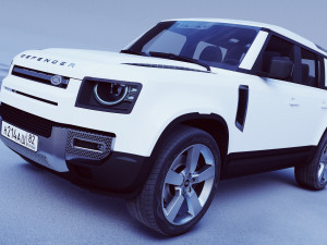 land rover defender 2020 3D 모델