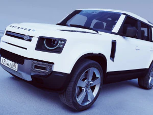 land rover defender 2020 3D Model