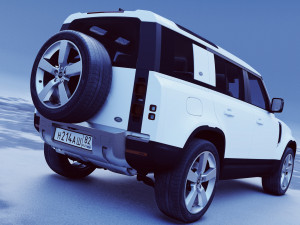 land rover defender 2020 3D 모델
