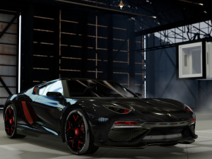 Lamborgini asterion consept 3D Model