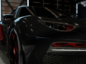 Lamborgini asterion consept 3D Model