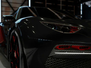 Lamborgini asterion consept 3D Model