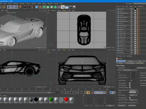 Lamborgini asterion consept 3D Model