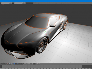 Lamborgini asterion consept 3D Model