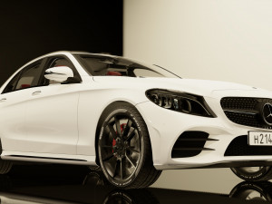 mercedes bnez c-class amg c180 Modelo 3D