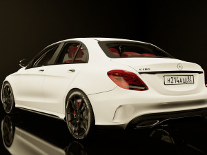 mercedes bnez c-class amg c180 Modelo 3D