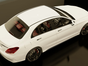 mercedes bnez c-class amg c180 Modelo 3D