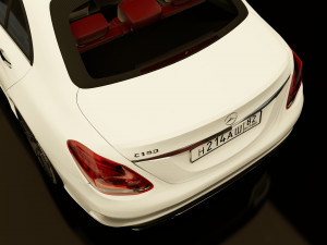 mercedes bnez c-class amg c180 Modelo 3D