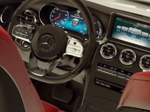 mercedes bnez c-class amg c180 Modelo 3D