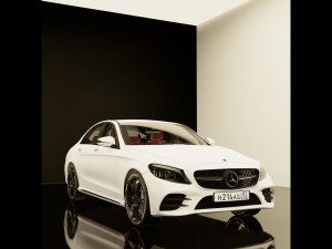 mercedes bnez c-class amg c180 Modelo 3D