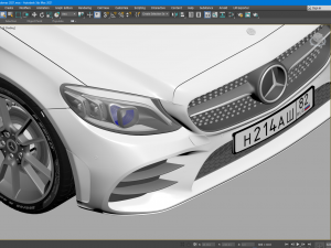 mercedes bnez c-class amg c180 Modelo 3D