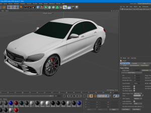 mercedes bnez c-class amg c180 Modelo 3D