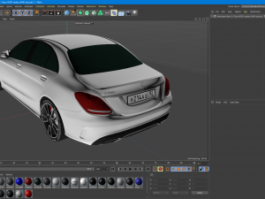 mercedes bnez c-class amg c180 Modelo 3D