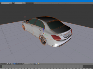 mercedes bnez c-class amg c180 Modelo 3D