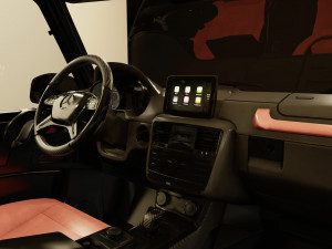 g-class 6x6 brabus black edition Modelo 3D