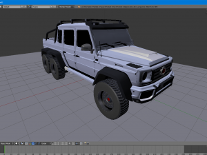 g-class 6x6 brabus black edition Modelo 3D