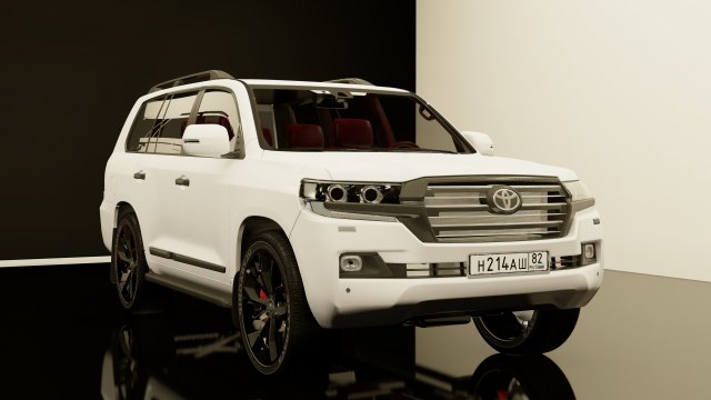 toyota landcruiser new edition v8 Modelo 3D .c4d .max .obj .3ds .fbx .stl .blend 