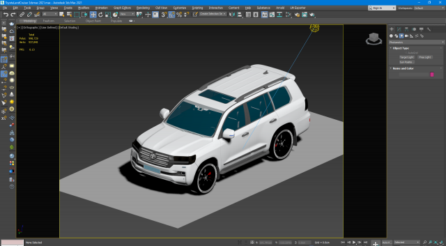 toyota landcruiser new edition v8 3D Model in SUV 3DExport
