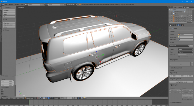 toyota landcruiser new edition v8 3D Model in SUV 3DExport
